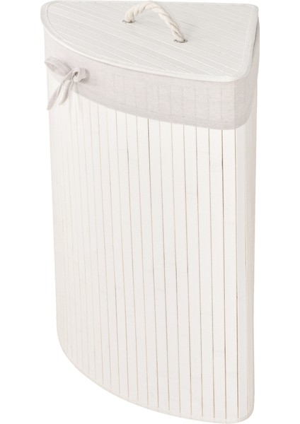 Çamaşır Sepeti - Beyaz / Gri - 35X35X59 cm fiyatları