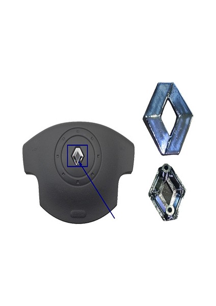 Kangoo 2009 Sonrası Direksiyon Airbag Arması