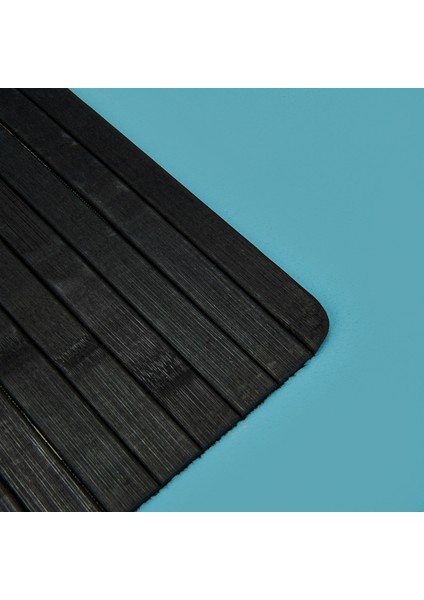 Portatif Bambu Koltuk Sehpası - Siyah modelleri