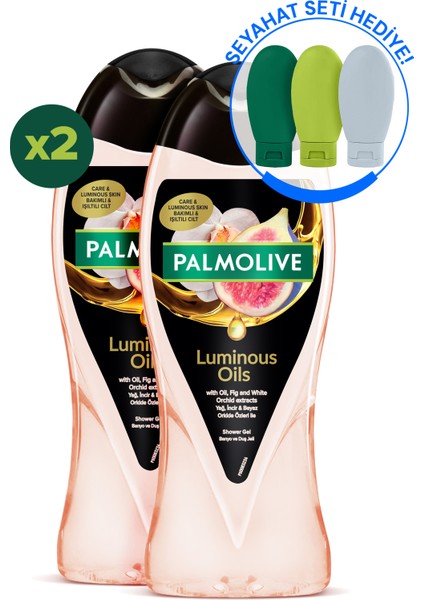 Luminous Oils Banyo ve Duş Jeli 500 ml x 2 Adet + Seyahat Kiti Hediyeli fiyatları