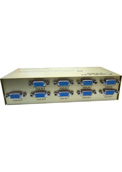 8 Port VGA Switch Paylaşım Anahtar 8 Girişi 1 Çıkışlı VGA Switch modelleri