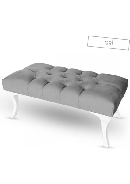 Kapitoneli Kapıönü Ayak Ucu Bench Puf Makyaj Koltuğu– 90 x 40 cm