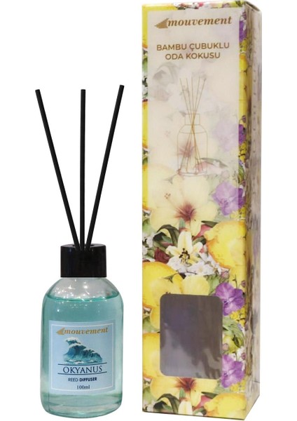 100 ml Okyanus Çubuklu Oda Kokusu – Deniz Esintisi Ferahlığı