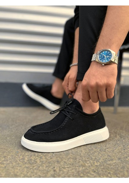 Tornado Bağcıklı Süet Erkek Günlük Spor Klasik Ayakkabı Sbt - Siyah modelleri