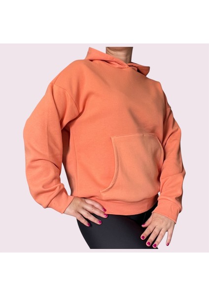 Oversize Kanguru Cepli Kapüşonlu Sweatshirt fiyatları