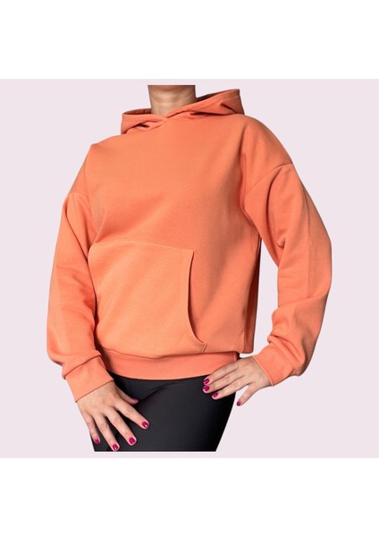 Oversize Kanguru Cepli Kapüşonlu Sweatshirt modelleri