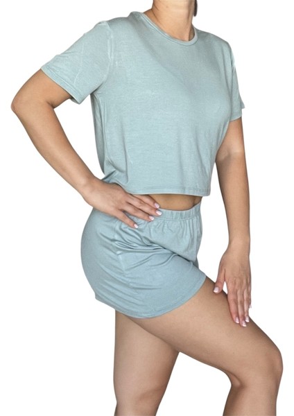 T-Shirt Şort Örme Pijama Takımı fiyatları