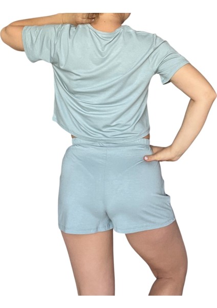 T-Shirt Şort Örme Pijama Takımı fırsatları