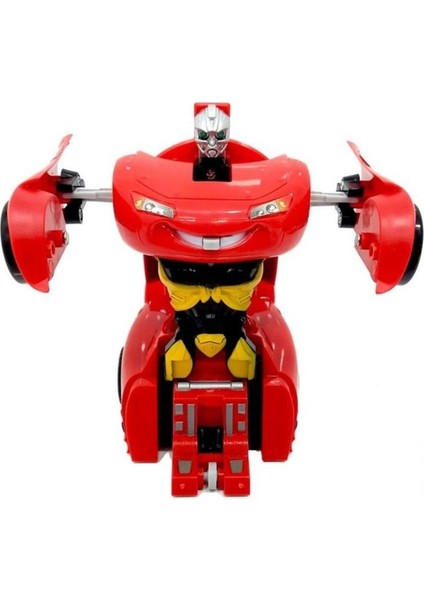 Robota Dönüşen Çek Bırak Araba Oyuncak Yarış Arabası Şimşek Mcqueen modelleri