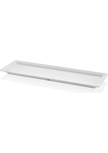 10824.CW - Bono 4'lü Krem Beyaz Tabak Seti 53X16,3 Cm, Thermoset Melamin