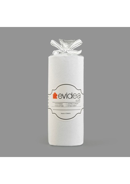 Soft Penye Tek Kişilik Lastikli Çarşaf - Beyaz - 100X200 cm fırsatları