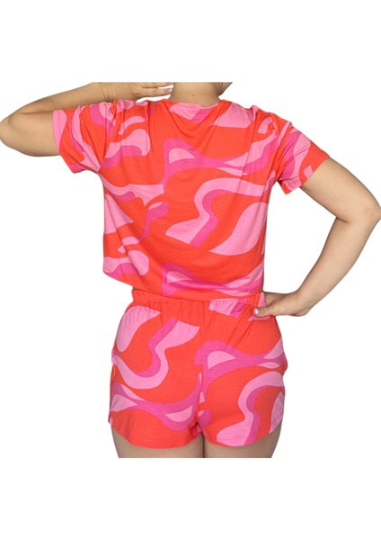 T-Shirt Şort Örme Pijama Takımı fırsatları