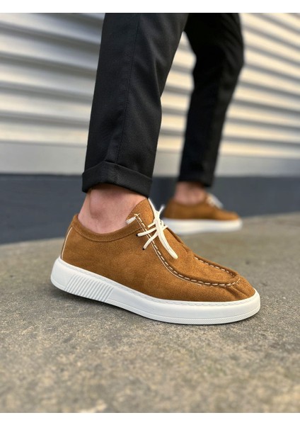 Tornado Bağcıklı Süet Erkek Günlük Spor Klasik Ayakkabı Sbt - Taba fiyatları