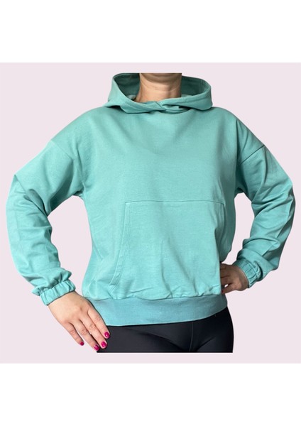 Oversize Kanguru Cepli Kapüşonlu Sweatshirt fiyatları
