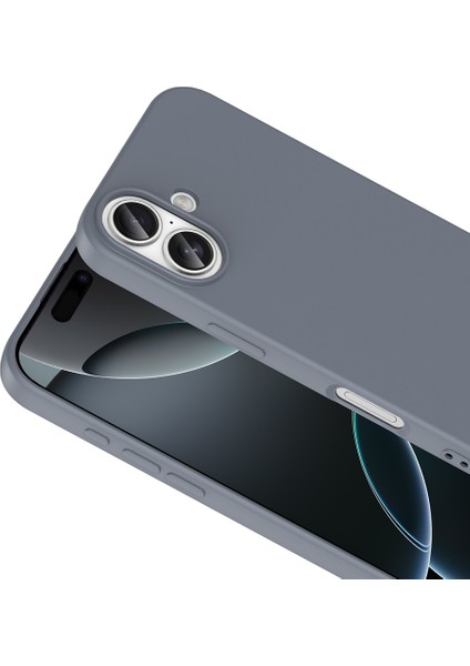 Apple iPhone 17 Uyumlu Mara Lansman Kapak Gri modelleri