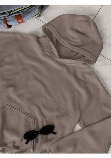 Wisipi Oversize Kapüşonlu Sweatshirt | Baskısız – Spor & Günlük Kullanım modelleri