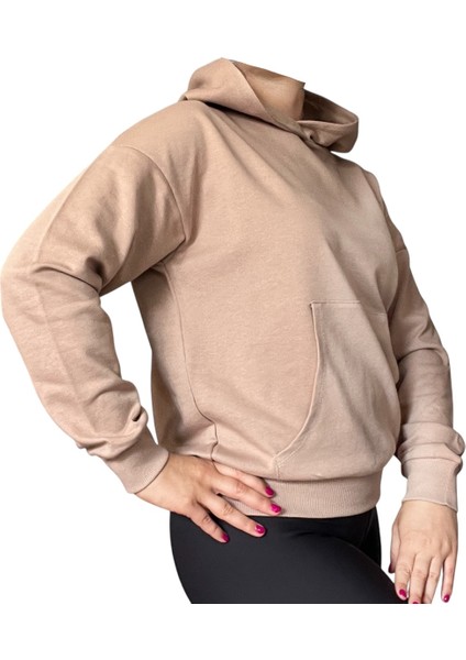 Oversize Kanguru Cepli Kapüşonlu Sweatshirt fiyatları