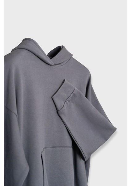 Oversize Kanguru Cepli Kapüşonlu Sweatshirt fırsatları