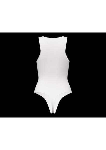 Büyük Beden Halter Yaka Esnek Çıtçıtlı Örme Body fiyatları