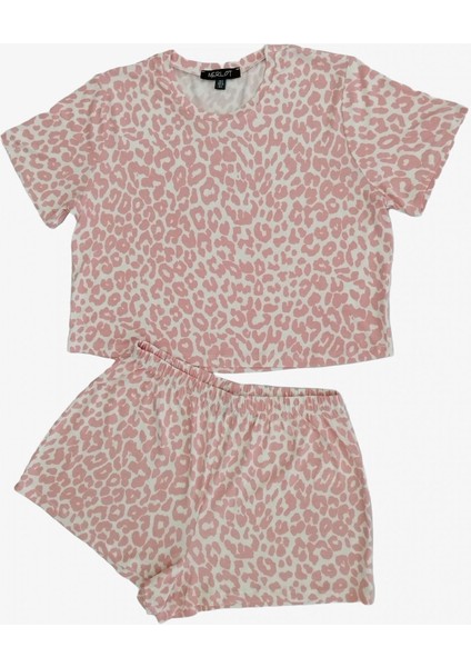 T-Shirt Şort Örme Pijama Takımı