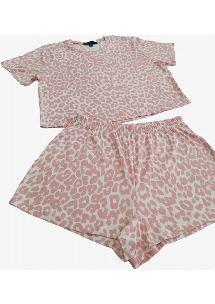 T-Shirt Şort Örme Pijama Takımı