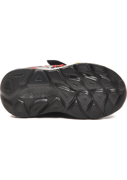 Kırmızı-Siyah Cırtlı Çocuk Spor Ayakkabı 2048 P indirimleri