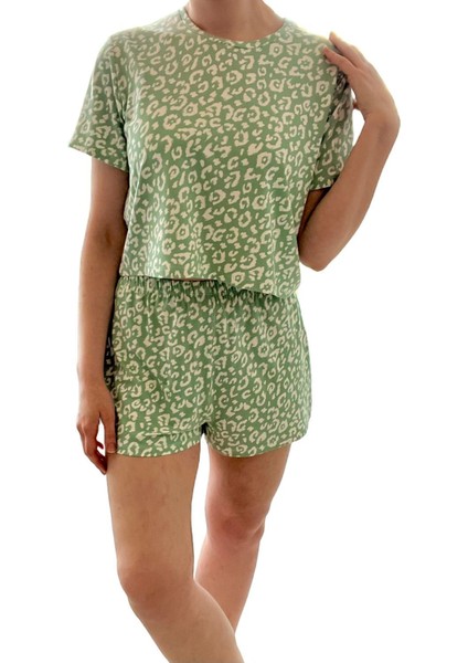T-Shirt Şort Örme Pijama Takımı fırsatları