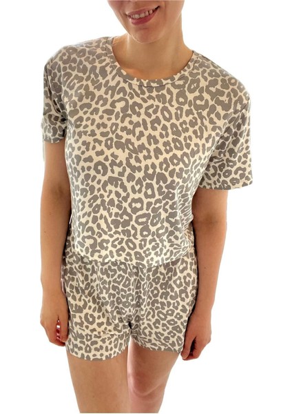 T-Shirt Şort Örme Pijama Takımı modelleri