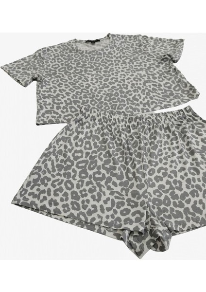 T-Shirt Şort Örme Pijama Takımı