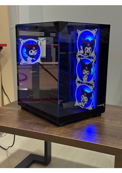 Teras Anime Karakterli RGB Fanlı 550W 80+ Power Supply Akvaryum Kasa fırsatları