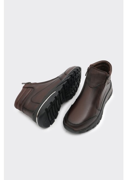 Hakiki Deri Çift Fermuarlı Kadın Bot indirimleri