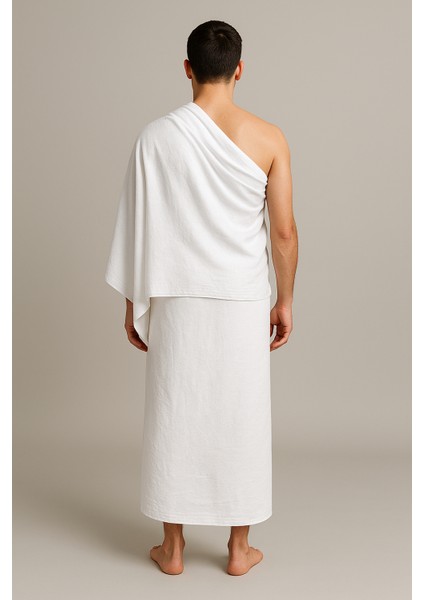 Yumuşak Dokulu 1250 gr Pamuk Ihram Takımı – Dikişsiz, Hac ve Umre Için 110 X220 fiyatları