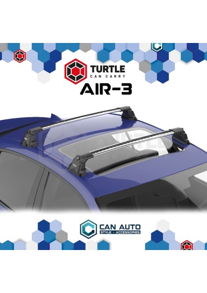 Air-3 Premium Bmw 3 Serisi Gran Turismo (F34) 2013-2014-2015-2016-2017-2018-2019 Portbagaj Ara Atkı Seti, Siyah