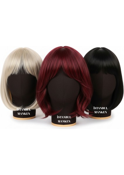 Bayan kumaş kaplı kafa mankeni indirimleri