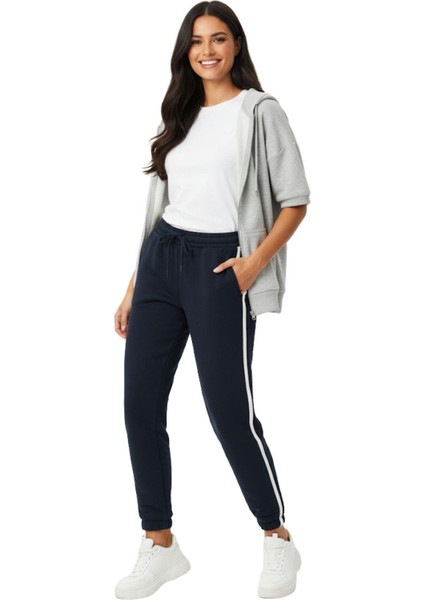 Laci Yan Şerit Detaylı Kadın Eşofman 9209M