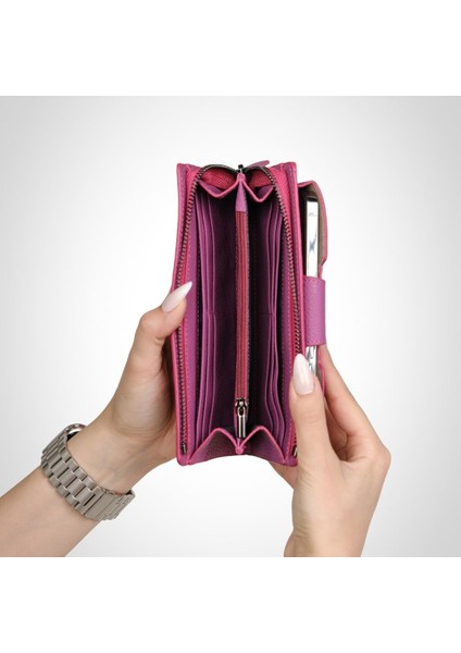 Hakiki Deri Kadın Cüzdan | Bulgari 1232 modelleri