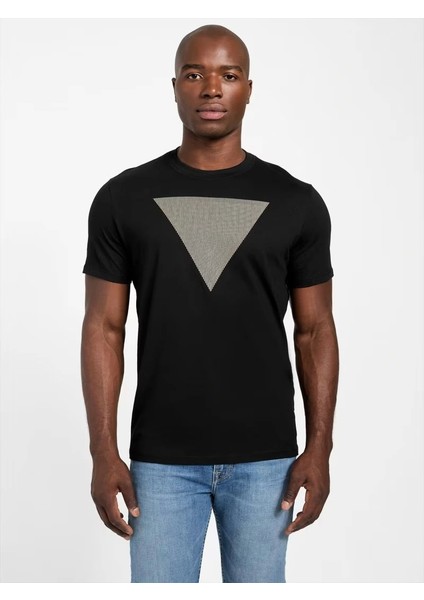 Triangle Erkek Siyah Regular Fit T-Shirt M5BI04I3Z14-JBLK fiyatları