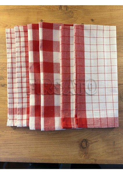 Triokare 6’lı Mutfak Havlusu / Kurulama Bezi Seti - Oeko-Tex Sertifikalı, 45X65