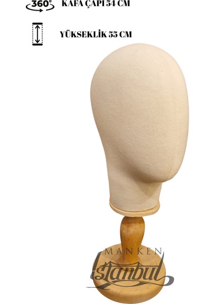 Dik Ve Yatay İğne Batabilen Bayan Kumaş Kaplı Kafa Mankeni fırsatları