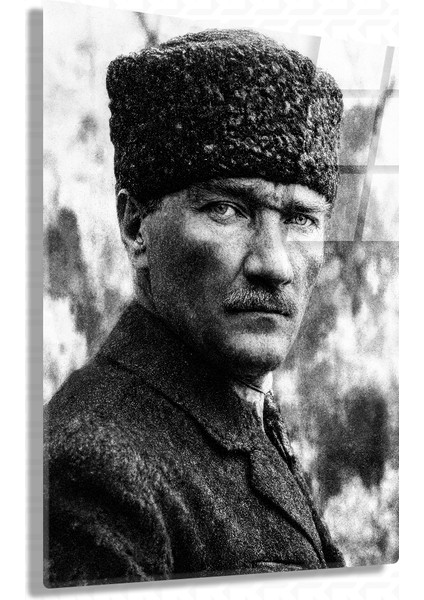Zafer - Mustafa Kemal Atatürk - Ata Sözü Cam Tablo