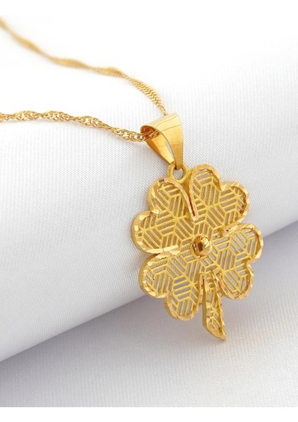 Yonca Altın Kolye / 22 Ayar fiyatları