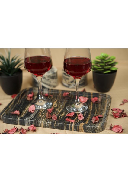 Angolo Mermer Dikdörtgen Tepsi Violet indirimleri