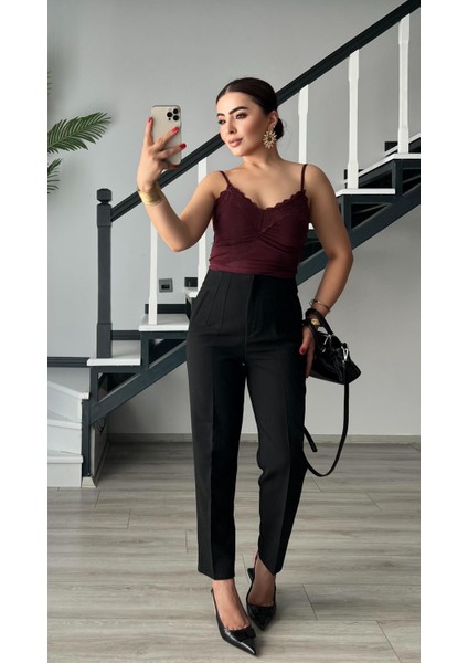 Siyah Flatolu Pantolon fırsatları