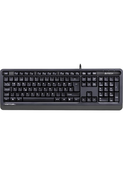 A4 Tech FK10 F USB Fsytyler Gri Tr Fn-Multimedya Klavye