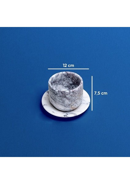 Tazza Mermer Fincan Takımı