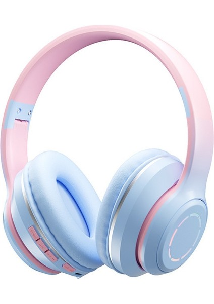 Yeni Sıcak Degrade Renkli Bluetooth Kulaklık Başa Takılan Cep Telefonu Kablosuz Oyun Hediye Kulaklığı Katlanabilir Kulaklık (Yurt Dışından) fiyatları