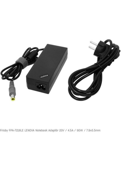 FPA-7218LE Notebook Adaptör (Lenovo) 20V 4.5A (Uç Boyutu : 7.9 x 5.5mm)