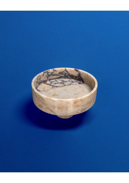 Profondo Ayaklı Mermer Kase Violet