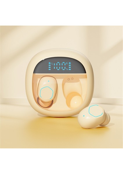 Bluetooth Kulak Içi Gürültü Azaltma Su Geçirmez Uzun Pil Ömrü Apple Kablosuz Yüksek Ses Kalitesine Uygundur (Yurt Dışından)