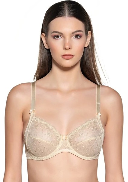 2143 Dantel Detaylı Minimizer Toparlayıcı Sütyen